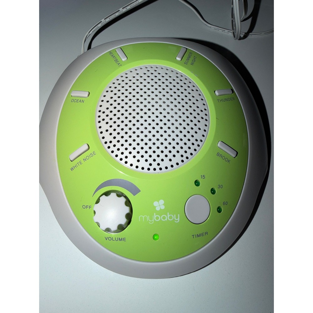 Homedics MyBaby SoundSpa Portable White Noise Machine Green MYB-S200A WORKS